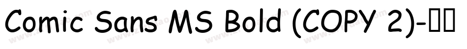 Comic Sans MS Bold (COPY 2)字体转换